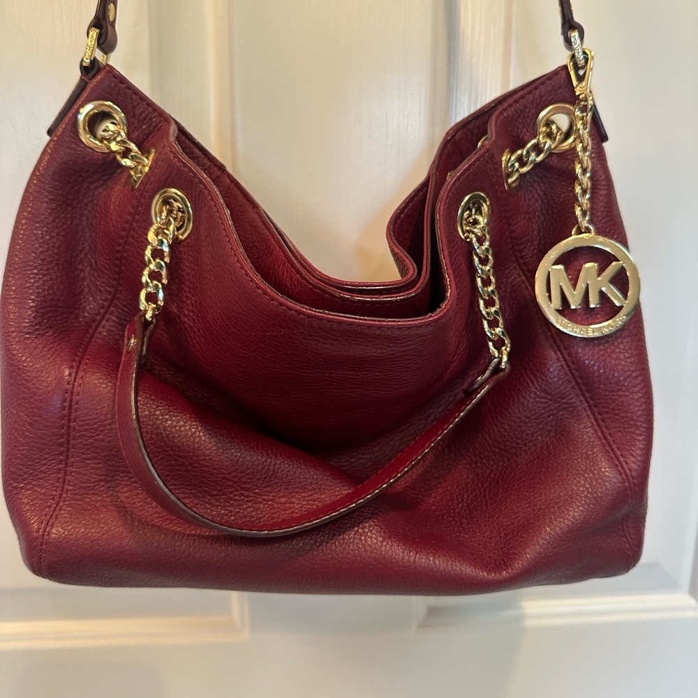 Michael Kors Bag with Gold Accents Like New